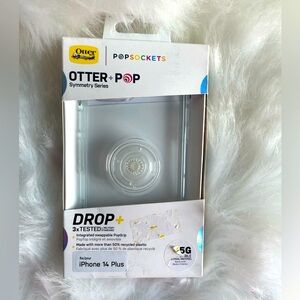 Iphone 14 Otter +Pop Symmetry series clear case